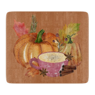 Pumpkin Spice Cutting Board