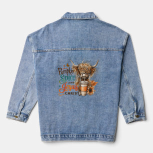 Pumpkin Spice....  Denim Jacket
