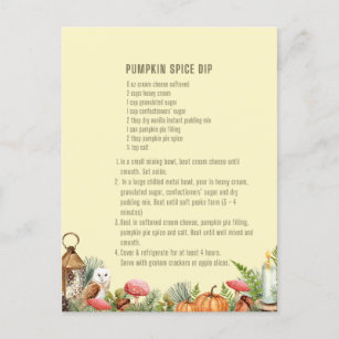 Pumpkin Spice Dip Recipe   Postcard