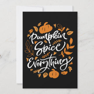 Pumpkin Spice Everything Card