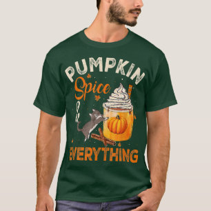 Pumpkin Spice Everything Cat Lover Cute Autumn Fal T-Shirt