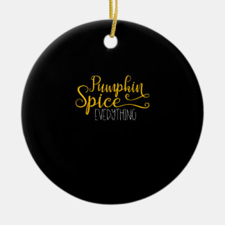 Pumpkin Spice Everything Ceramic Tree Decoration