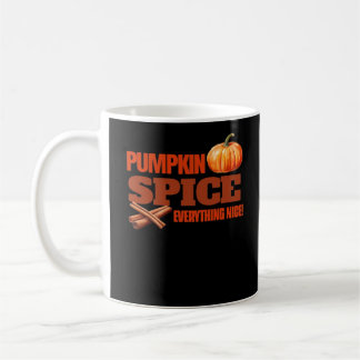 Pumpkin Spice Everything Classic Basic Design Coffee Mug