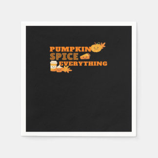 Pumpkin Spice Everything Classic Slogan Quote Napkin