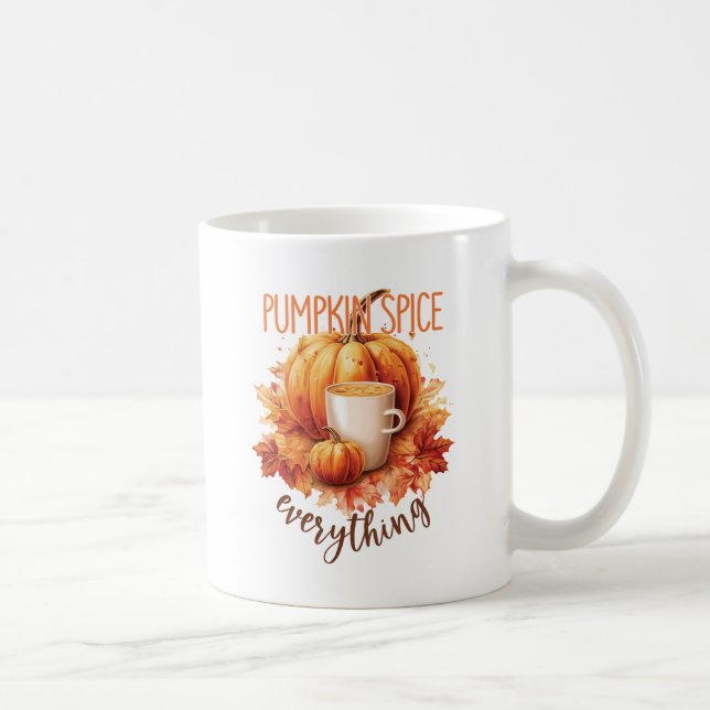 Pumpkin Spice Everything Coffee Mug (Right)