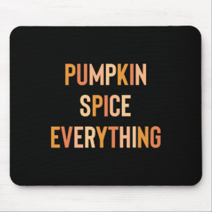 Pumpkin Spice Everything Cute Fall Rainbow Mouse Mat