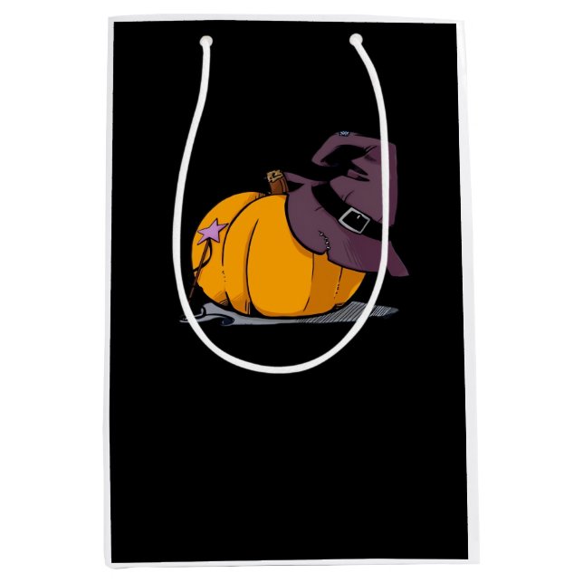 Pumpkin & Spice & Everything Halloween Medium Gift Bag (Front)