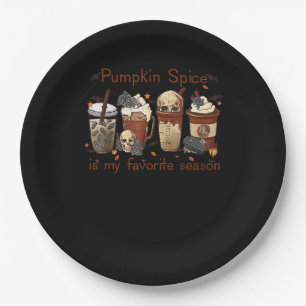 Pumpkin Spice Everything Is My Favourite Season Gr Paper Plate