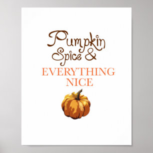 Pumpkin Spice Everything Nice Autumn Decor