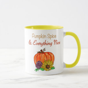 Pumpkin Spice & Everything Nice Autumn Mug