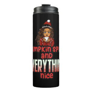 Pumpkin Spice & Everything Nice Black Girl Magic S Thermal Tumbler