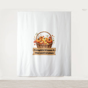 Pumpkin Spice & Everything Nice – Cosy Autumn Fall Tapestry