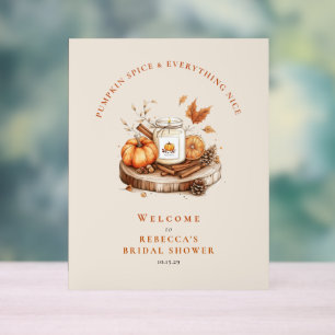 Pumpkin Spice & Everything Nice – Fall Foam Boards Acrylic Sign