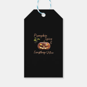 Pumpkin Spice $ Everything Nice Gift Tags