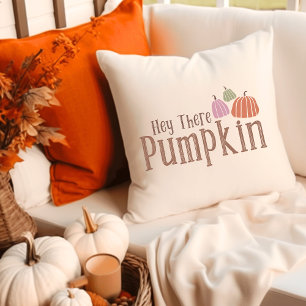 Pumpkin Spice & Everything Nice Groovy Retro Fall Cushion