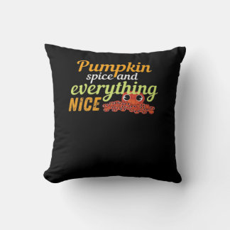 Pumpkin Spice & Everything Nice Halloween Basic De Cushion