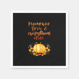Pumpkin Spice & Everything Nice Trend & Viral Slot Napkin