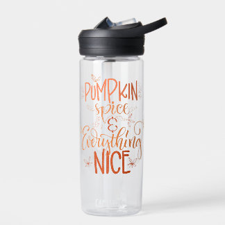 Pumpkin Spice & Everything Nice Water Bottle
