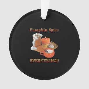 Pumpkin Spice Everything Sloth Halloween Ornament