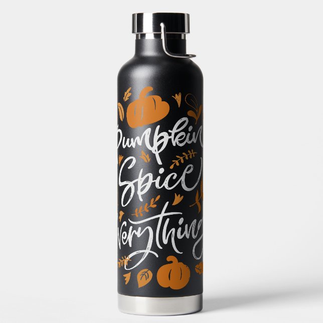 Pumpkin Spice Everything Water Bottle (Left)