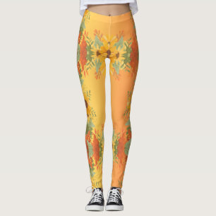 Pumpkin Spice Fall Autumn Harvest Thanksgiving Leggings