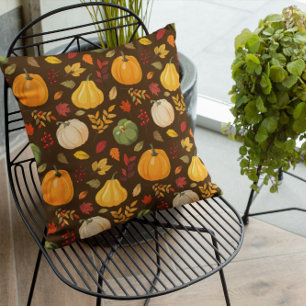 Pumpkin Spice Fall Cushion