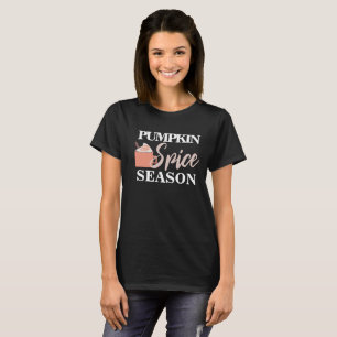 Pumpkin Spice Fall Mug Whip Cream  T-Shirt