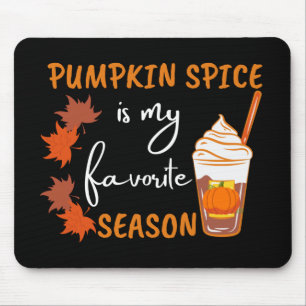 Pumpkin Spice Fall Season Autumn Mouse Mat