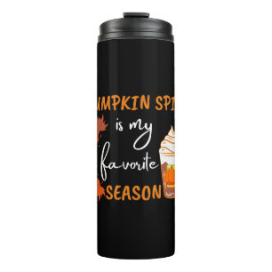 Pumpkin Spice Fall Season Autumn Thermal Tumbler