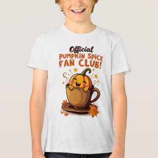 Pumpkin Spice Fan Club Tri-Blend Shirt