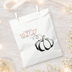 Pumpkin Spice Favour Bags