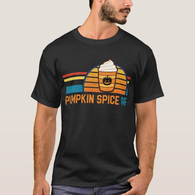 Pumpkin Spice Funny Halloween Pumpkin Gifts T-Shirt (Front)