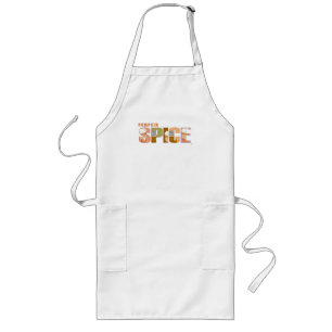 Pumpkin Spice Funny Word Art Time Long Apron