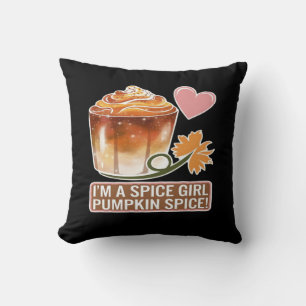 Pumpkin Spice Girl Fall Latte Sticker Cushion