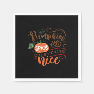Pumpkin Spice Girl Napkin