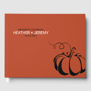 Pumpkin Spice Guest Book