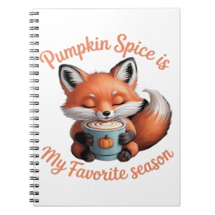 Pumpkin Spice Is My Favorite Season Fall Classic T Notebook