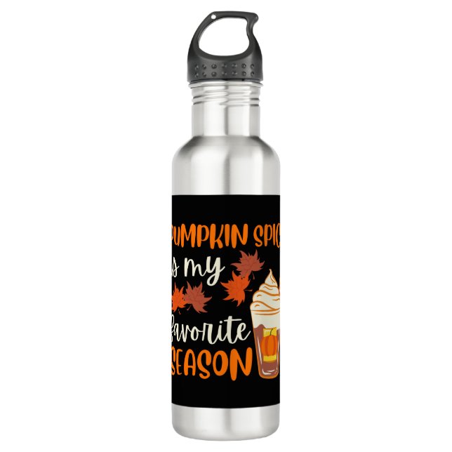 Pumpkin Spice Is My Favourite Season 710 Ml Water Bottle (Front)