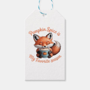 Pumpkin Spice Is My Favourite Season Fall Classic  Gift Tags