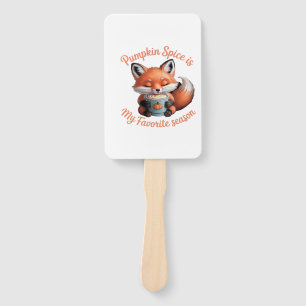 Pumpkin Spice Is My Favourite Season Fall Classic  Hand Fan