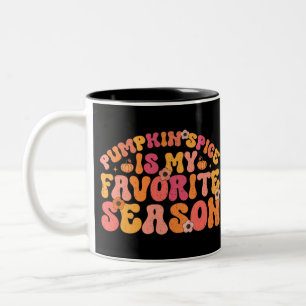 Pumpkin Spice is My Favourite Season Two-Tone Coffee Mug