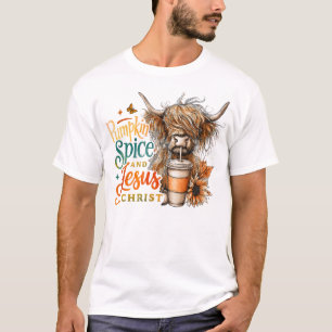 Pumpkin Spice Jesus Christ Coffee Mug Scary Ghost T-Shirt