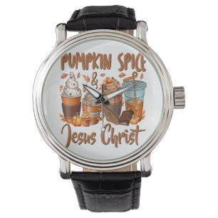 Pumpkin Spice Jesus Christ Watch