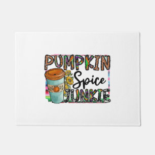 Pumpkin Spice Junkie Doormat