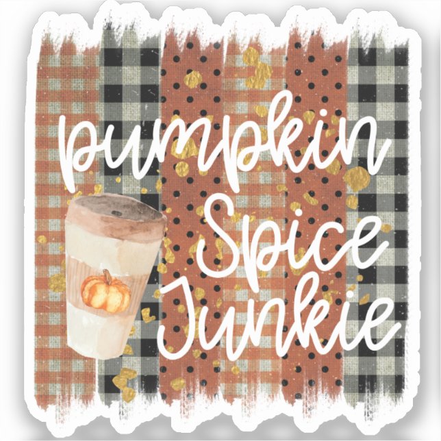 Pumpkin Spice Junkie - Rustic Autumn (Front)