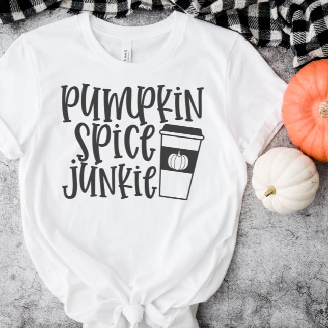 Pumpkin Spice Junkie  T-Shirt (Creator Uploaded)