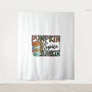 Pumpkin Spice Junkie Tapestry