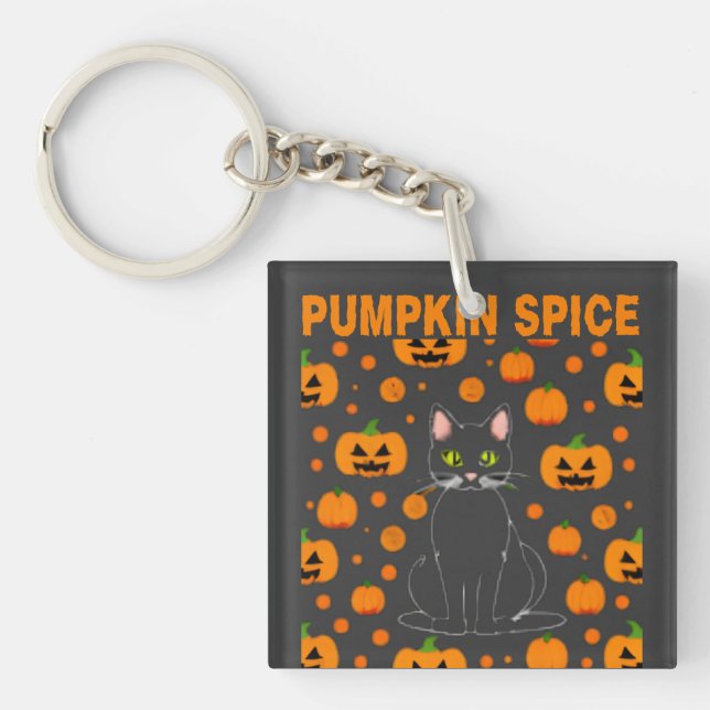 Pumpkin Spice Key Ring (Front)