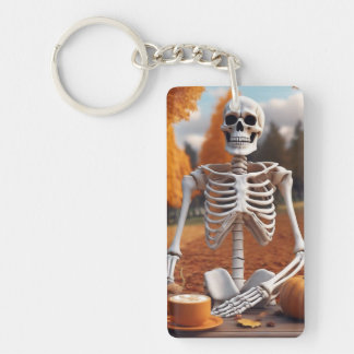 Pumpkin spice key ring
