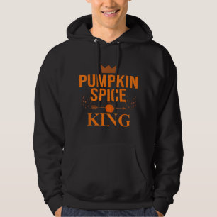 Pumpkin spice King Coffee Lover halloween & Thanks Hoodie